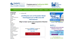 Desktop Screenshot of certificacionpmp.es