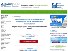 Tablet Screenshot of certificacionpmp.es